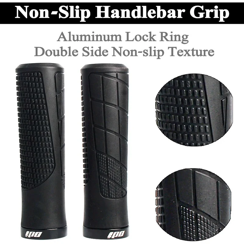 MTB Bicycle Handlebar Grips Rubber Anti-Skid Bike Grips Lock On Road Mountain Handle End Grips MTB Cuffs Bike Accessories