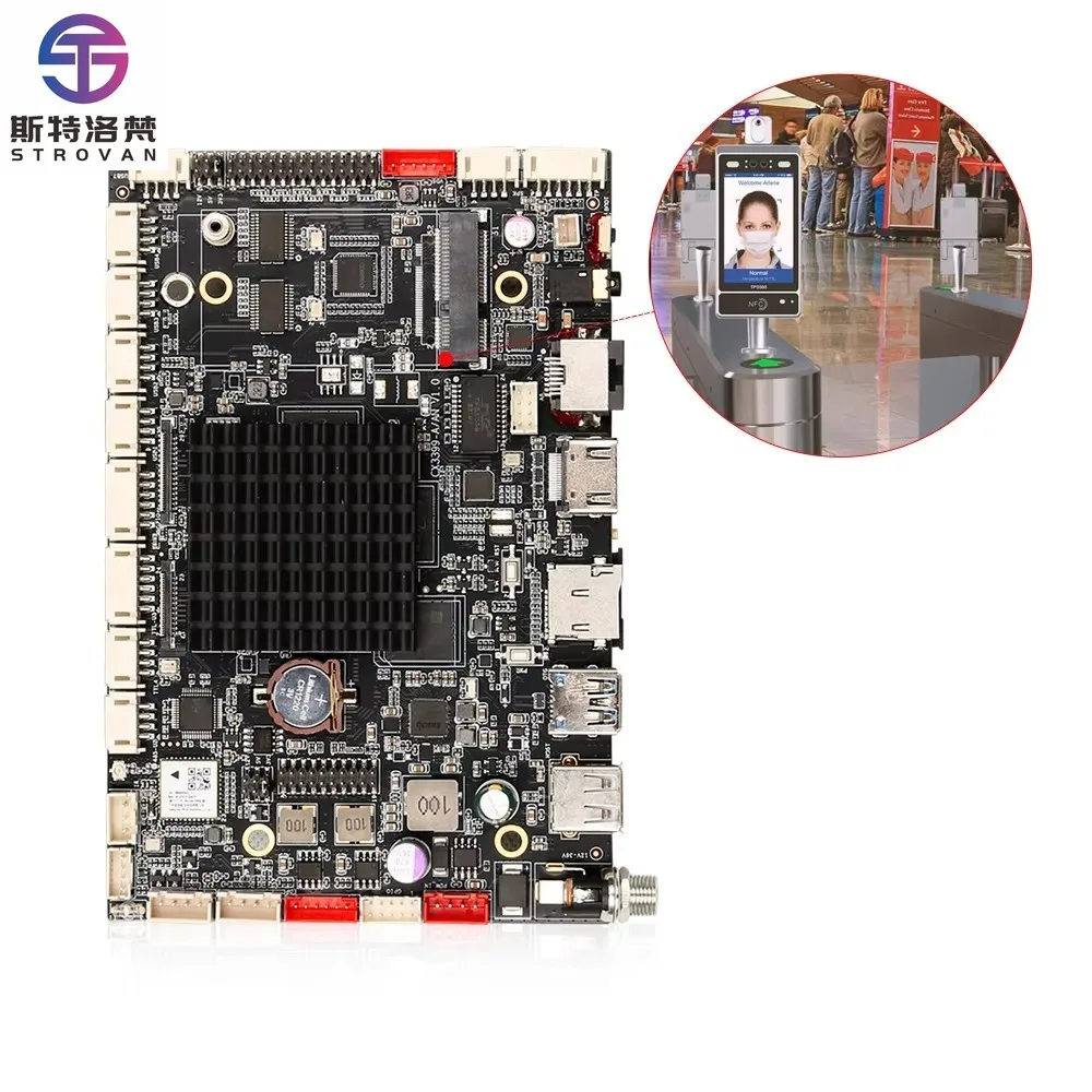 RK3399 Six Core 1.8GHZ 2G+32G 4K LVDS EDP WIFI 4G Lte Android/Linux OS PCBA Motherboard RK3399 Development Board