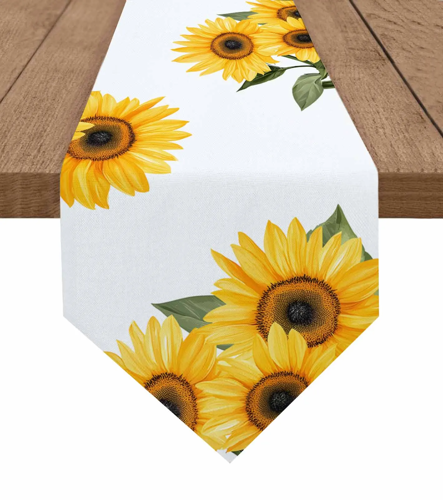 

Фермерский дом, подсолнух, пасторальный ветер, дорожки для стола, праздничная вечеринка, свадебное украшение, скатерть, аксессуары для обеденного стола для гостиной