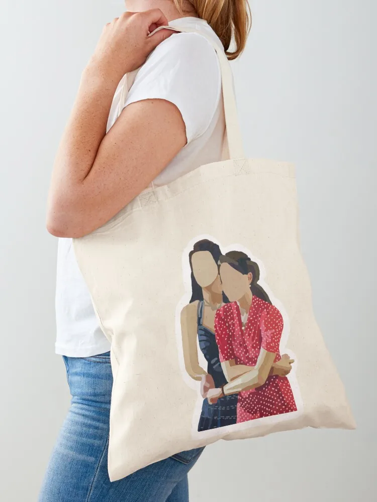 

Rory and Lorelai at the Dance Marathon Tote Bag eco bag folding Customizable tote bag canvas shopping university shopper