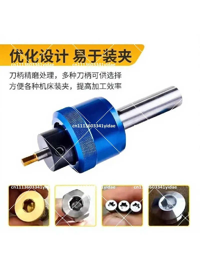 8.0mm Hexagonal Square Rotary Broach Punch Holder for C16/C20/C22 British System