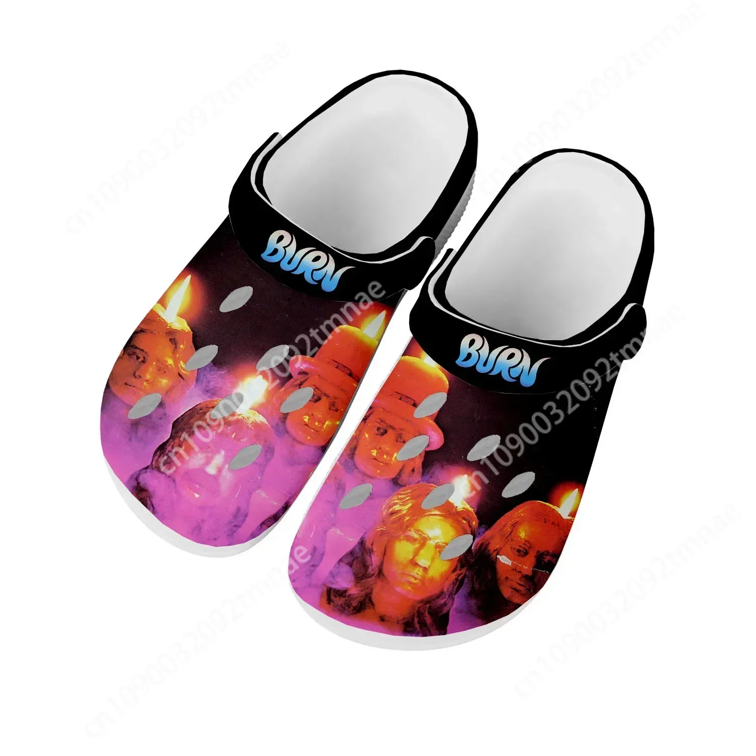 

Deep Purple Heavy Metal Rock Band Home Clogs Custom Water Shoes Mens Womens Teenager Shoes Clog Breathable Beach Hole Slippers