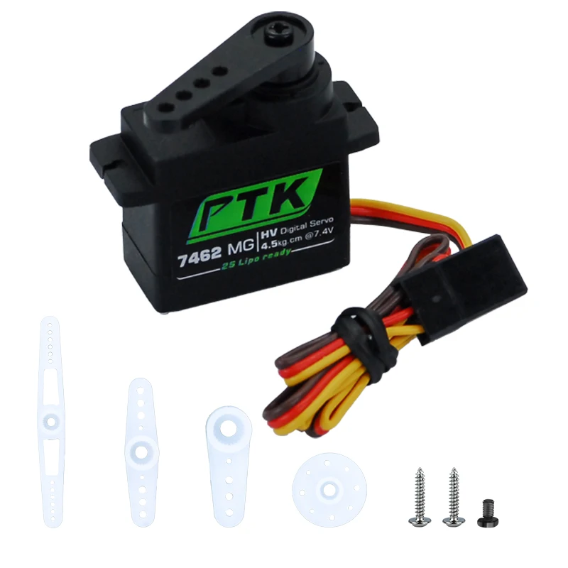 PTK 7462W MG 9g Micro Wasserdichter Servo 5KG Metallgetriebe HV für RC-Flugzeuge, Autos, Helikopter und Roboter 180° ° 1/10 Digital-Servo – Detail 15