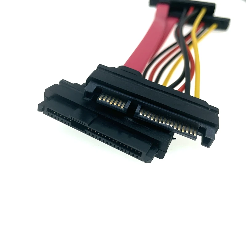 0.1m 0.5m SATA Adapter 7+15P Extension Cord SFF-8482 SAS29pin to SATA 22Pin Hard Disk Connected to Motherboard