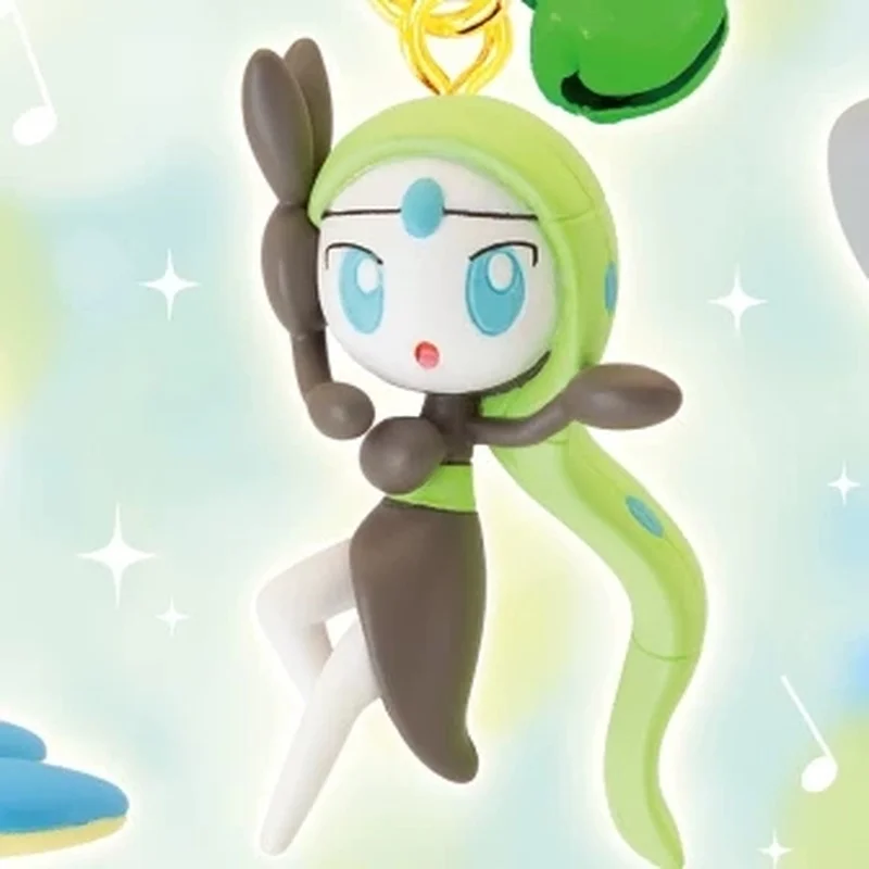 In Stock Genuine Tomy Pkm Singing Style Capsule Charm Meloetta Jigglypuff Mini Figure Anime Collectible Ornament Toy Model - view 6