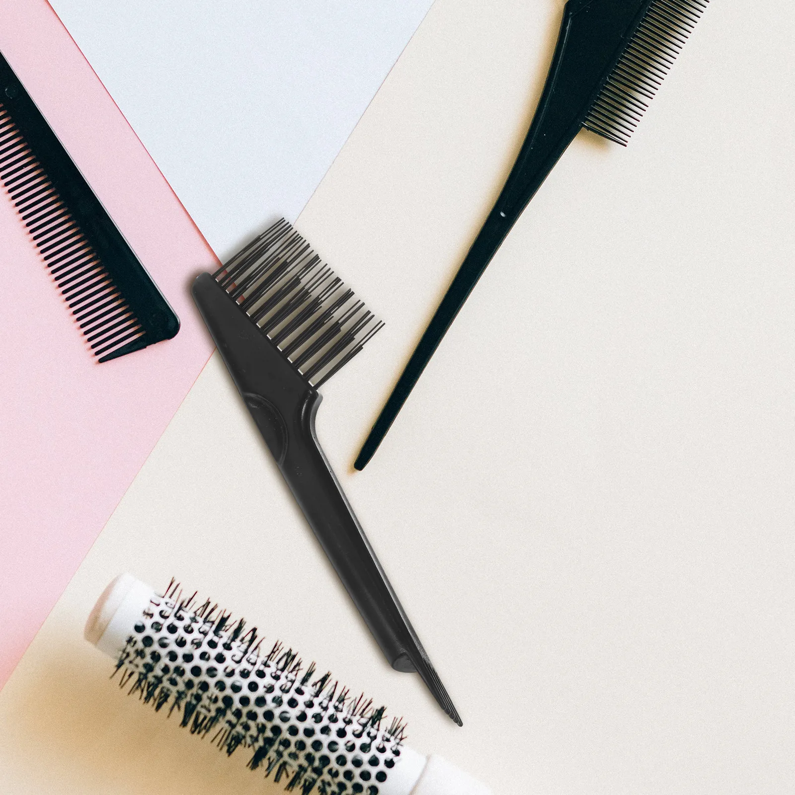 1Pcs Comb Cleaner Plastic Hairbrush Cleaning Tool Efficient Hair Removal Ergonomic Design for Household Salon Comb Maintenance