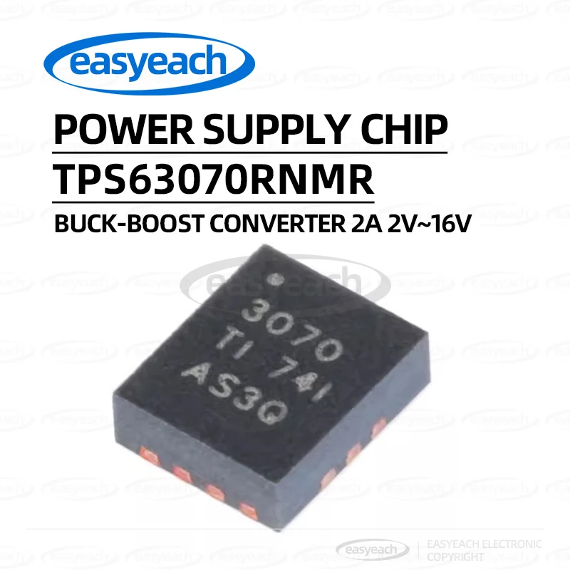 TPS63070RNMR Buck-Boost Converter 2A 2V to 16V DC-DC Power Supply IC