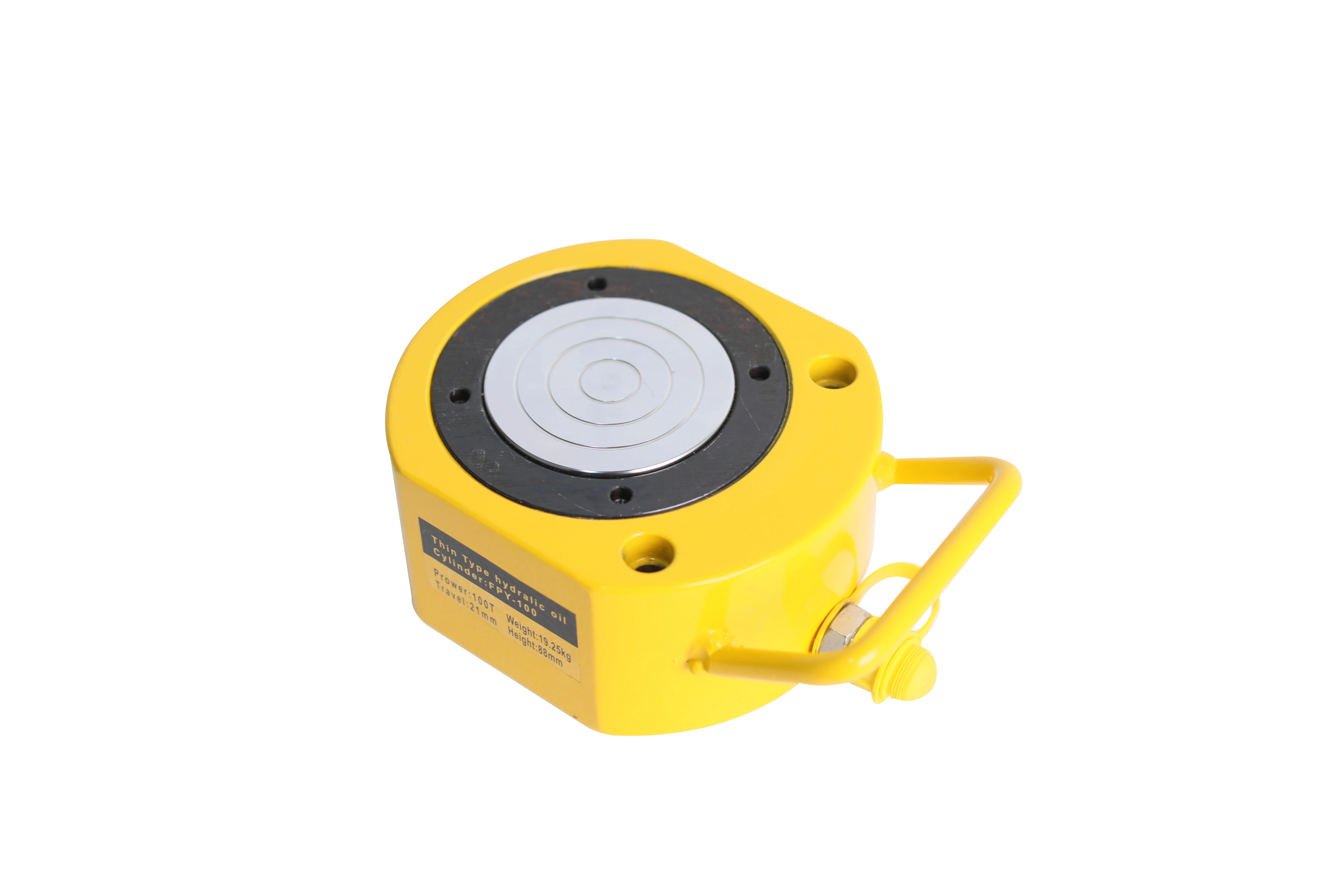 20T Super Thin Type Hydraulic Jack Match Electric Pump for Bridge Single Acting