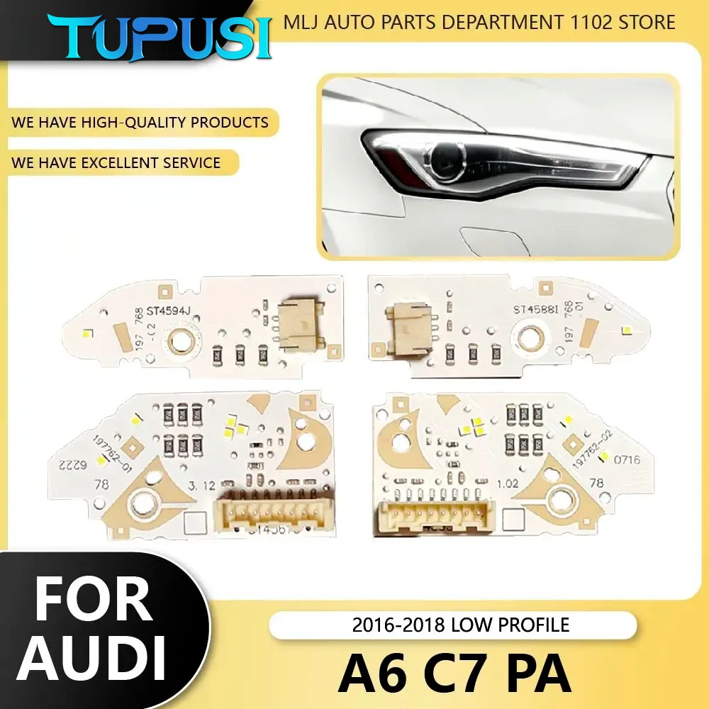 

Новый светодиодный модуль для фар, чип DRL, оригинальный (OE) # Дневные ходовые огни (DRL) низкой комплектации для Audi A6 C7 2016 2017 2018