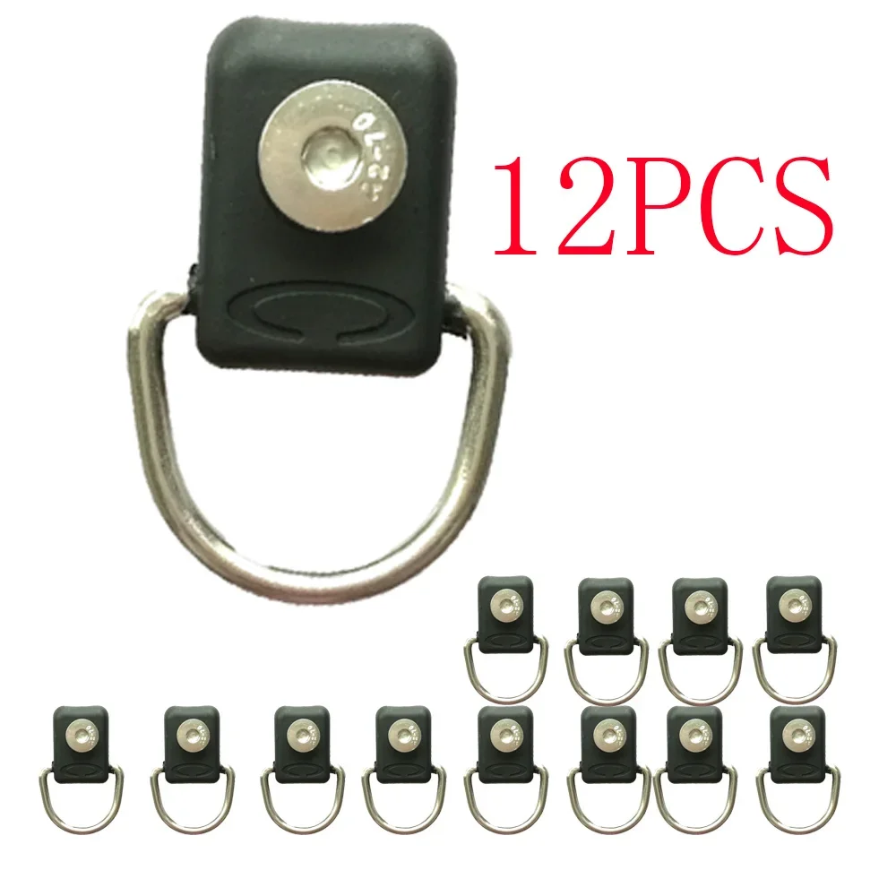 12PC Safety Canoe Kayak D Rings Fitting Outfitting Safety Fishing Rigging Bungee Kit Accessory