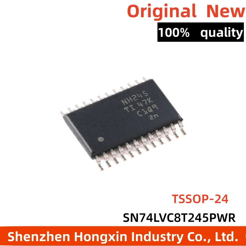 10 pieces SN74LVC8T245PWR TSSOP-24 8-bit dual power bus transceiver chip