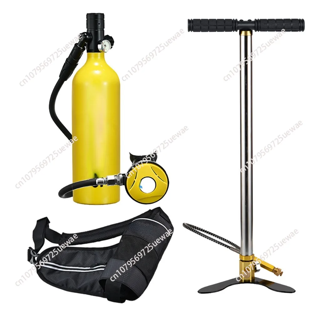 Diving equipment 1000ML diving oxygen tank aluminum alloy gas tank portable breathing apparatus