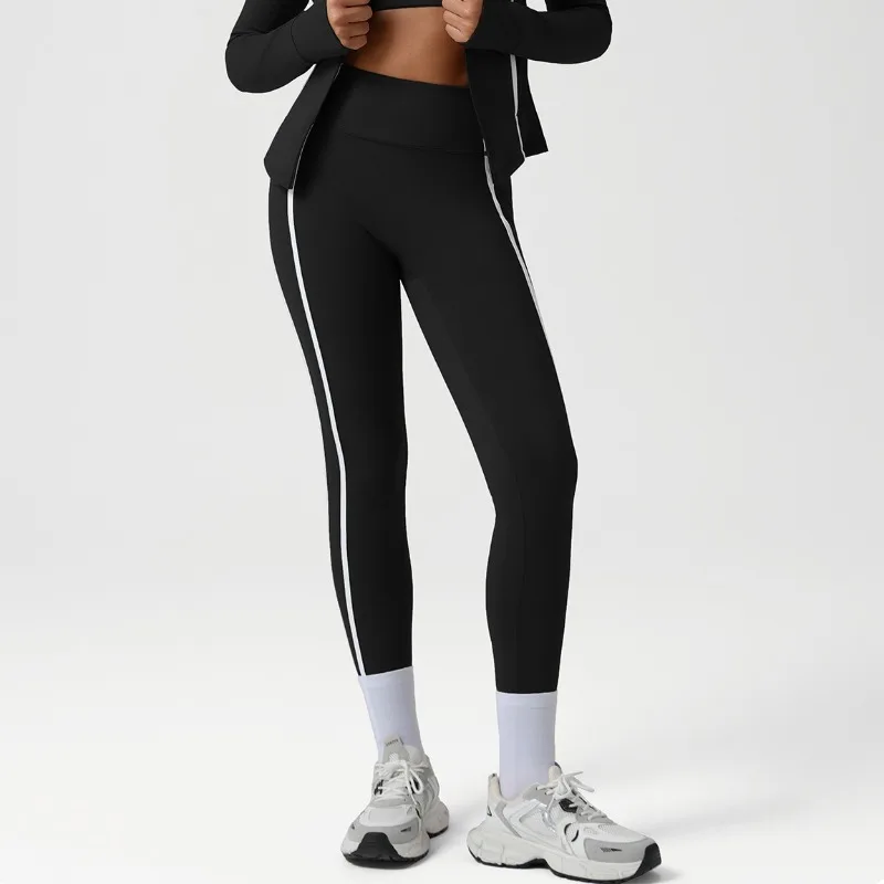 

Women's Yoga Nude Pants High Waist and Hip Lifting Tight Pants Training Outdoor Sports Leisure Running Fitness Pants