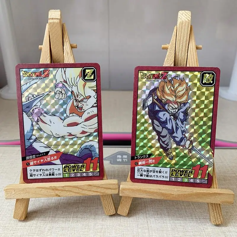 أنيمي لعبة دراغون بول لتقوم بها بنفسك ACG فريزا سون جوكو الدكتور جيرو معركة لعبة الليزر الانكسار تحصيل بطاقات لعب للأولاد هدايا عيد الميلاد #3
