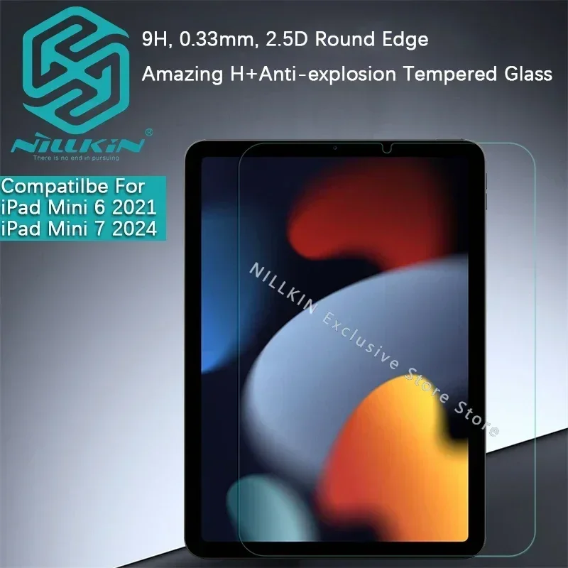 

Nillkin For iPad 11 A16/10th Gen/iPad 10.2 10.9 2022/Mini 7 Mini 6 H+ Anti-explosion Tempered Glass Flat glass tempered film