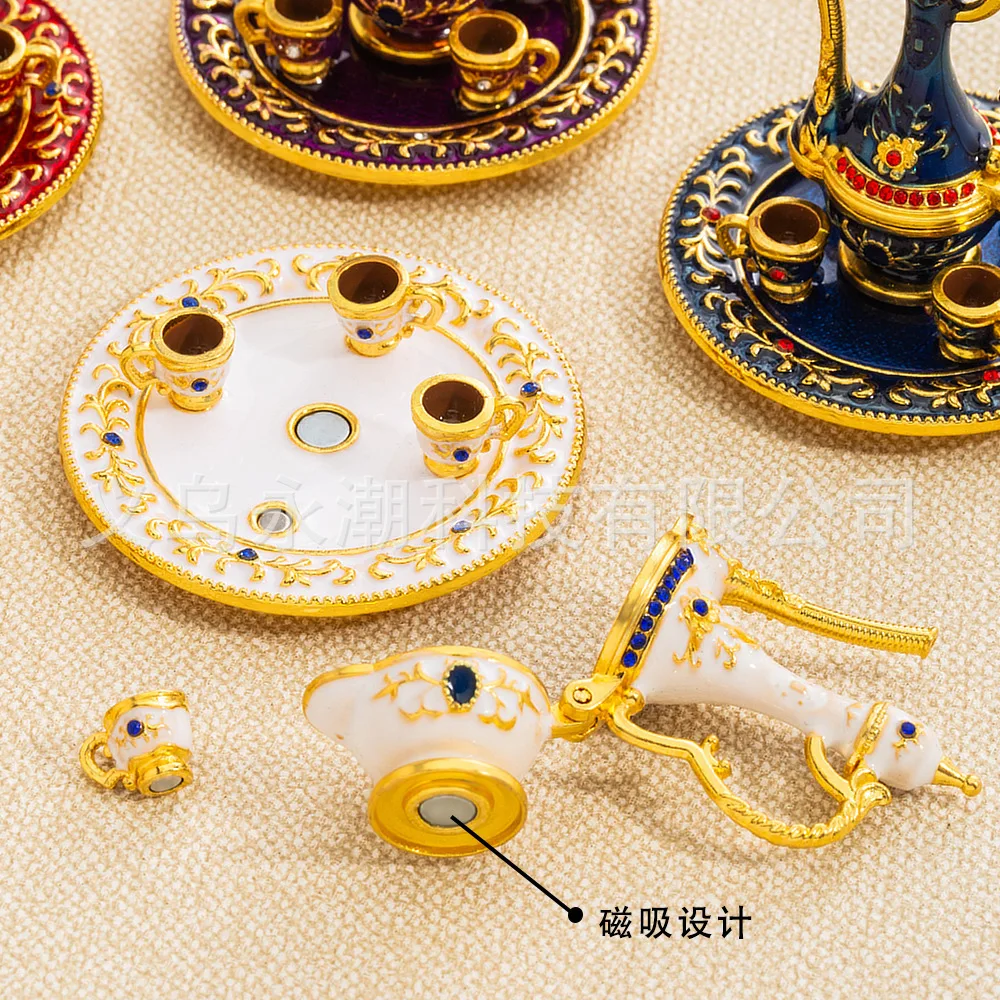 Ornamento per vaso di vino con lampada magica di Aladino, squisito ornamento per la decorazione della casa, ornamento souvenir turistico dello Xinjiang