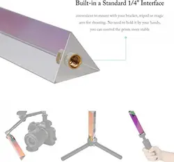 Triangular Prism 30X30X130Mm glass Prisma for Teaching Spectral Physics Photographers Photo Accessories Rainbow Effect