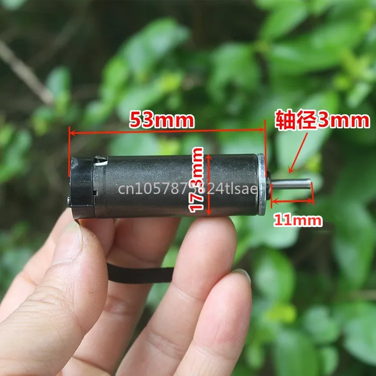 17Mm precision inner rotor brushless motor double ball bearing NdFeB strong magnetic brushless motor 12-24V