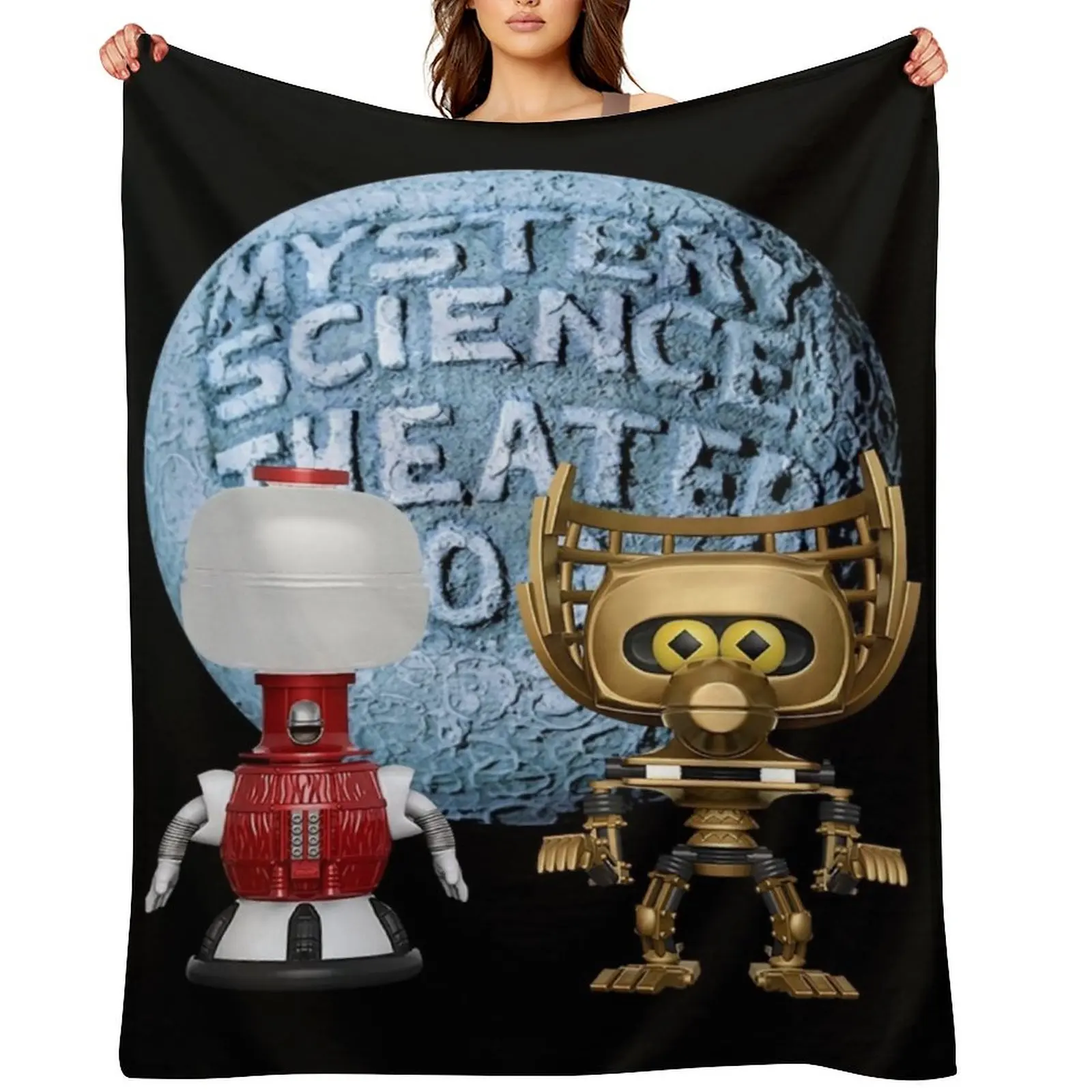 

Mst3k Mystery Science Theater 3000 Throw Blanket Beautifuls Warm Loose sofa bed Blankets
