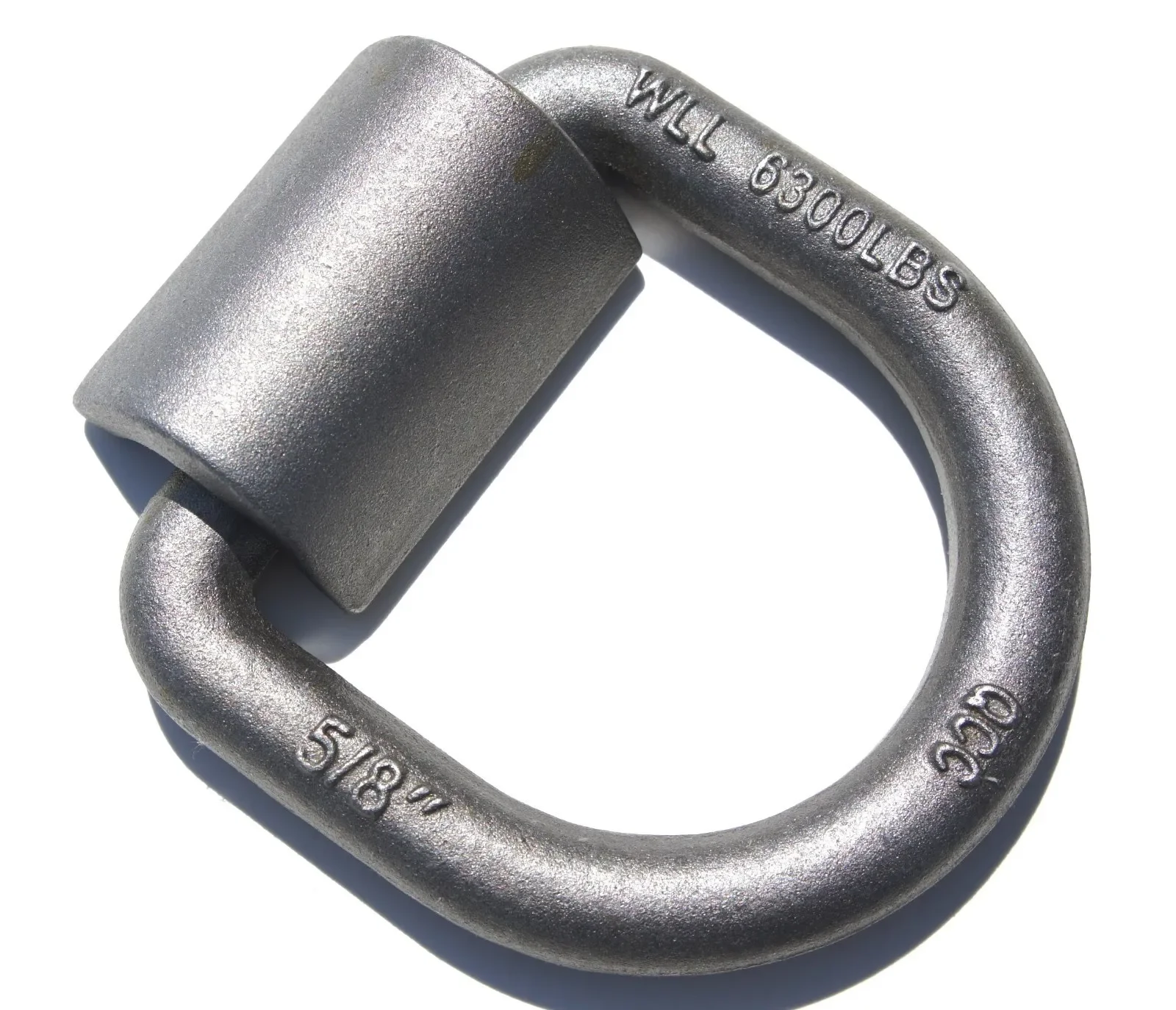 

(4) 5/8" D Ring Weld On Tie Down f Flatbed Truck Trailer Chain Straps w DOT WLL