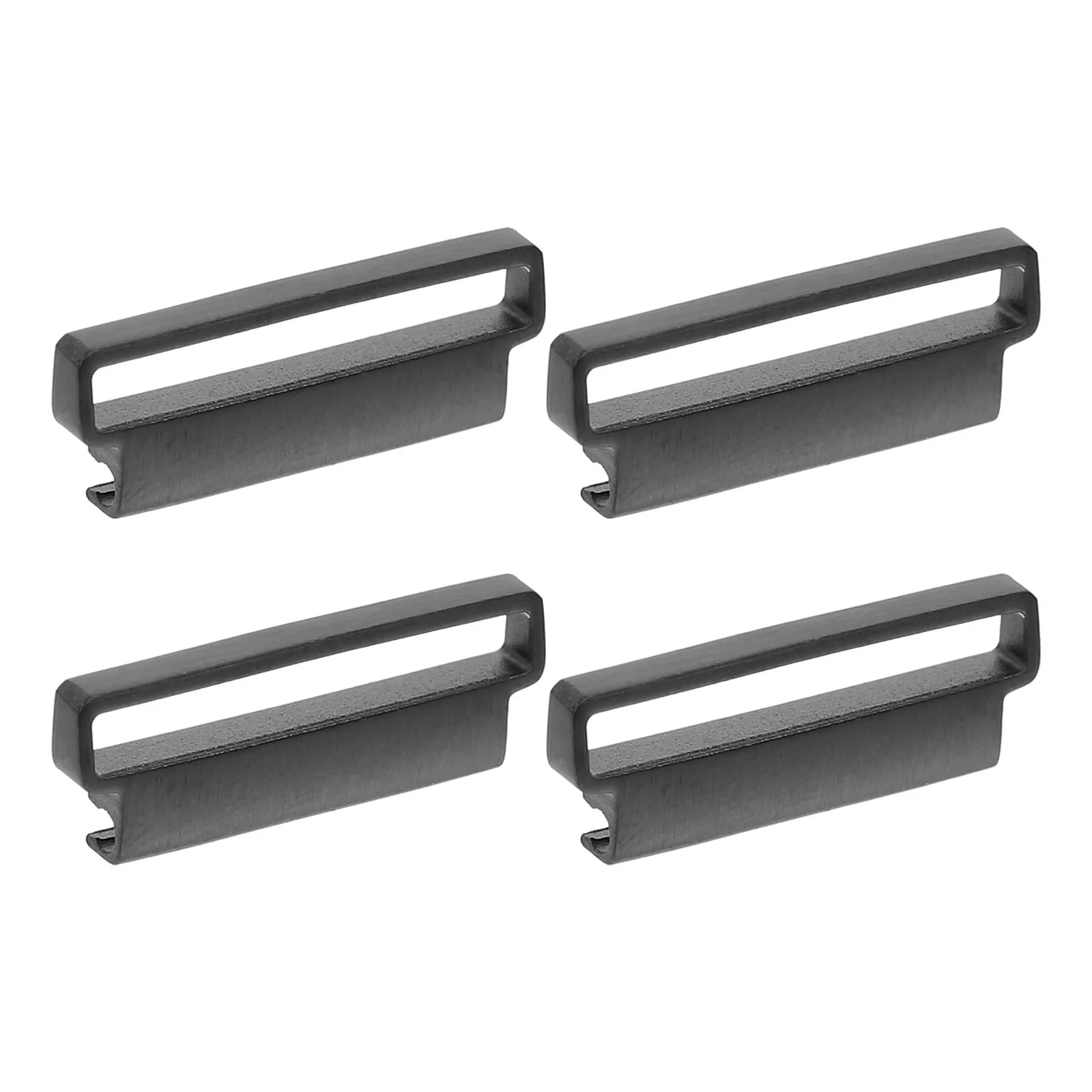 Adaptador de correa de reloj de acero inoxidable, conector de repuesto para correa de reloj inteligente, conexión de correa de reloj de ajuste seguro y duradero, 4 Uds.