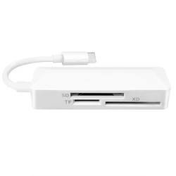 3 in 1 Card Reader Universal XD TFSD Card Reader USB C High Speed Memory Card Reader Convertert for Mobile Phones Laptop