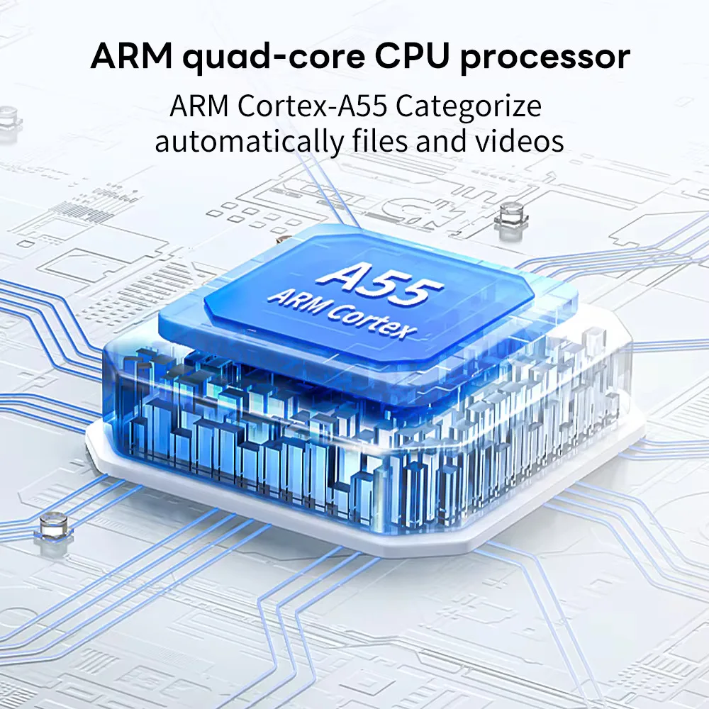 Yottamaster 20TB Network Storage 2.5”3.5'' inch SATA SSD Enclosure Home Server Cloud Remote Access Share Data HDD External Case