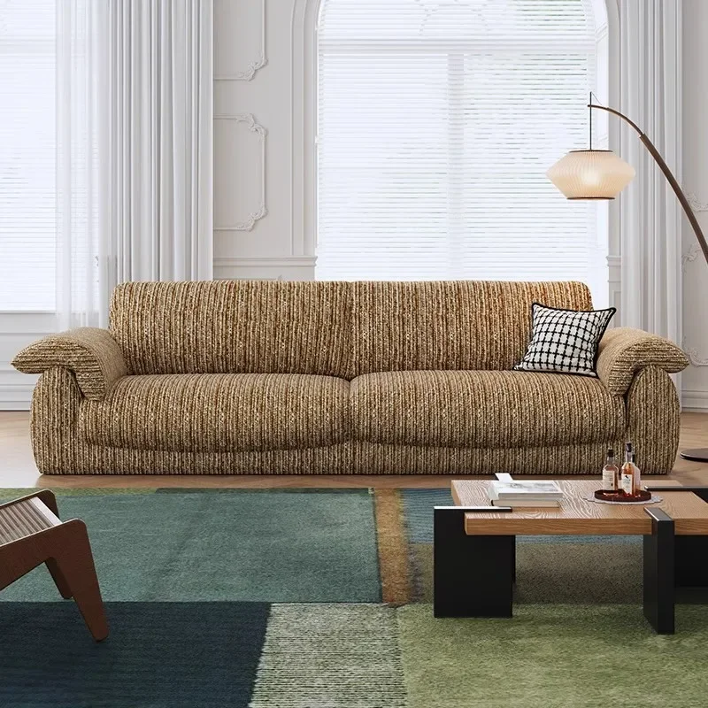 

French retro style removable and washable fabric sofa