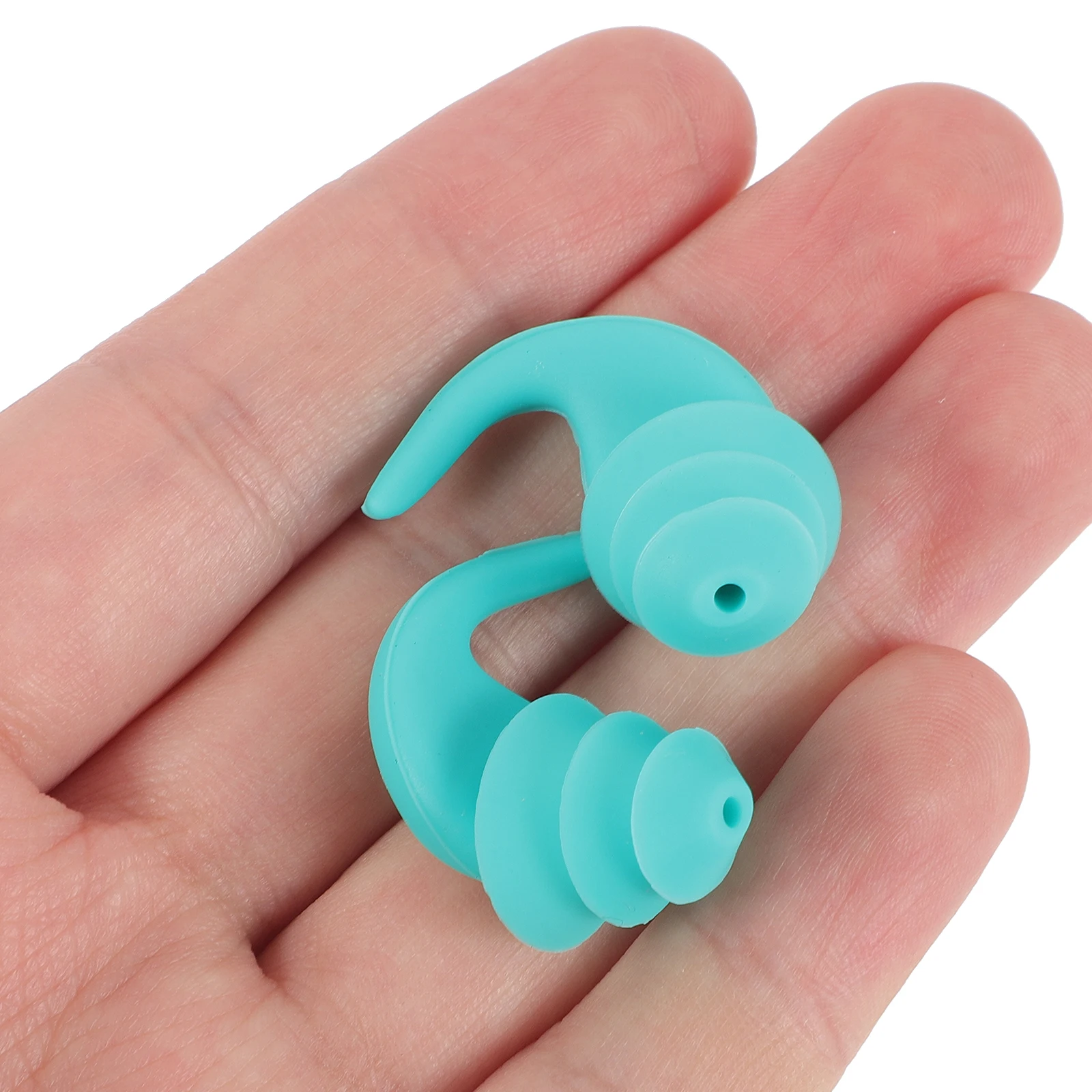 

Comfortable Wearing Experience Silicone Earplugs Noise Reduction Tranquility Earbud Green