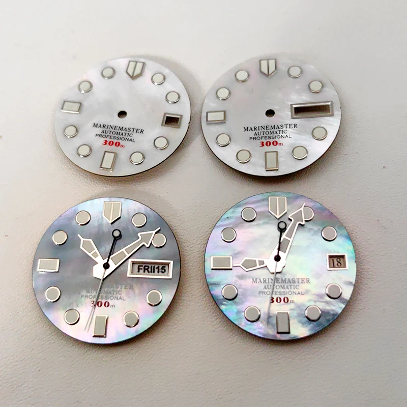 Customized 28.5mm Watch Dial and Hands Fit For NH35 NH36 Movement SKX007 6105 Turtle Samurai Crown at 3.0 3.8 4.0 Watch Dial