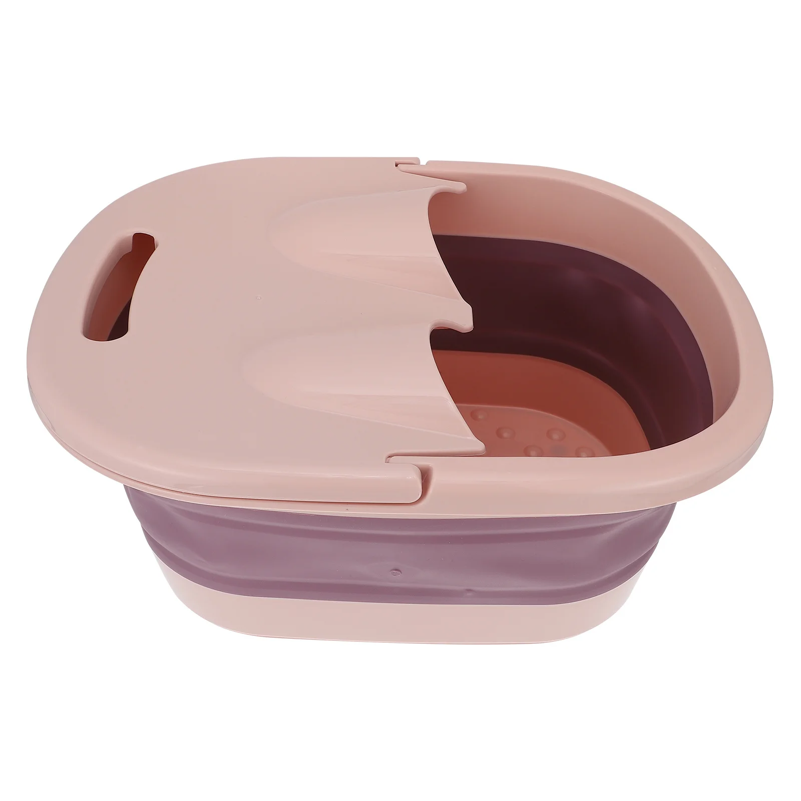 1 قطعة حوض نقع القدم المحمولة تصميم قابل للطي مناسبة للتخييم في الهواء الطلق السفر دعم فعال حوض القدم #5