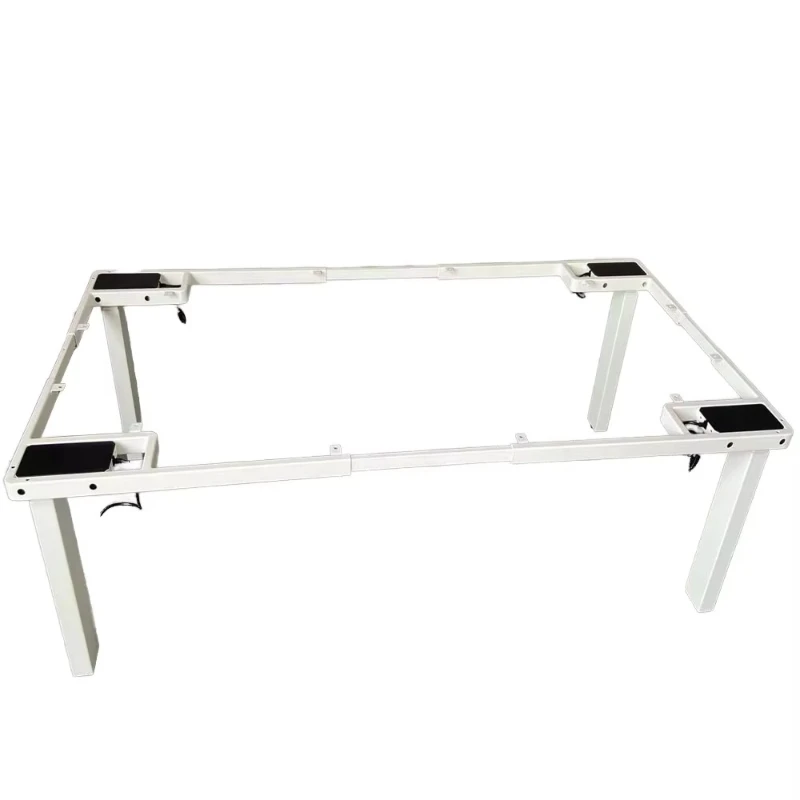 

Modern Home Office Electric Standing Table Adjustable Height Workstation with 4 Legs Four Motors Large Home Furniture