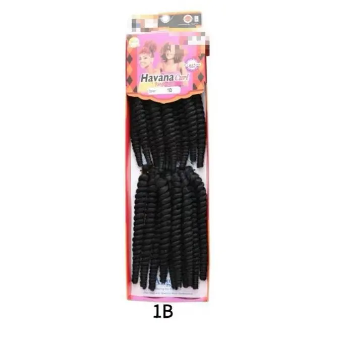 8 Zoll synthetische Havanna Curl Braids, perfekt für Passion Twists und Häkelfrisuren, afrikanische Kollektion, Flechthaare.