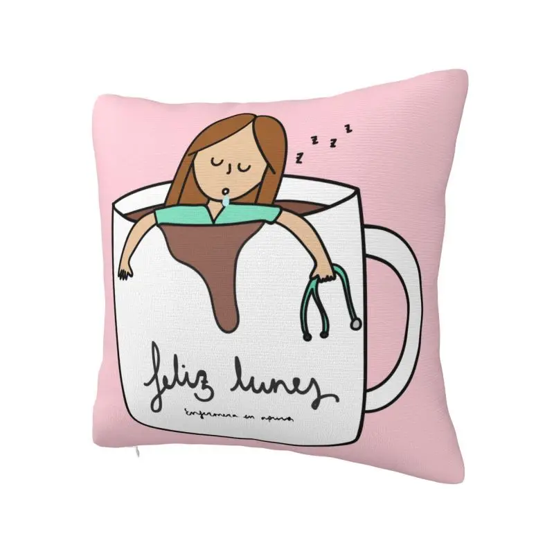 Enfermera En Apuros Doctor Nurse Medical Throw Pillow Covers Living Room Decoration Cushions Cover For Sofa Polyester Pillowcase