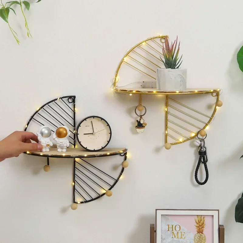 Necklace Wall Display Stand Kitchen Book Plant Corner Shelves Regale Perfume Repisas Bedroom Magazine Repisa Home Decorations