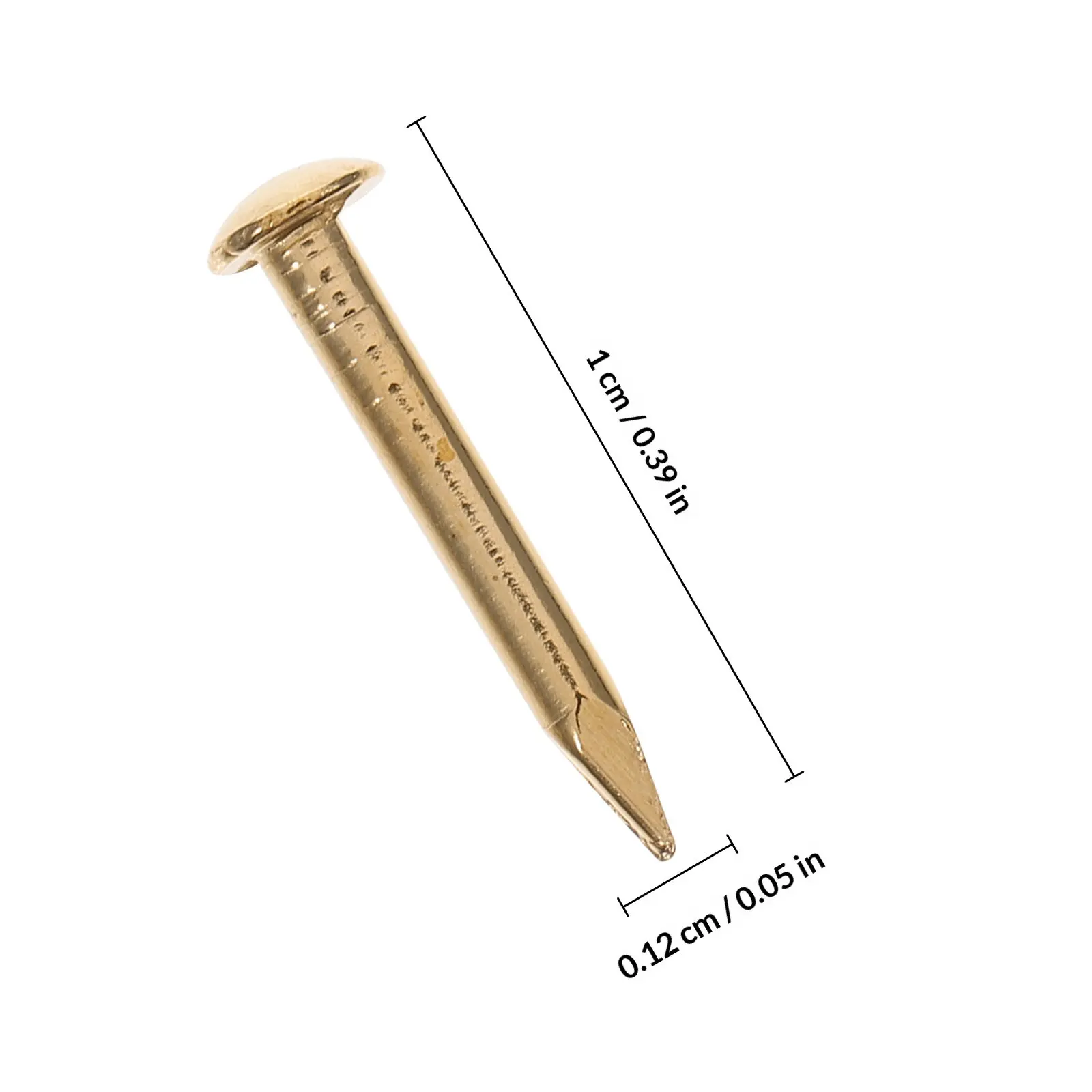 1Pack Hardened Copper Nails High Strength Rust Resistant Sharp Point for Hanging Wall Art Photos Drywall Masonry Finishing Nails