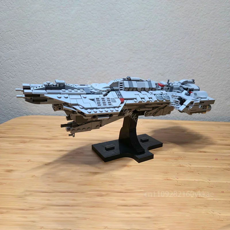 NUEVO Set de Construcción de Nave Espacial UNSC Sprit of Fire de 732 Piezas, Modelo de Ladrillos para Armar, Juguete Infantil Popular, Regalo de Navidad