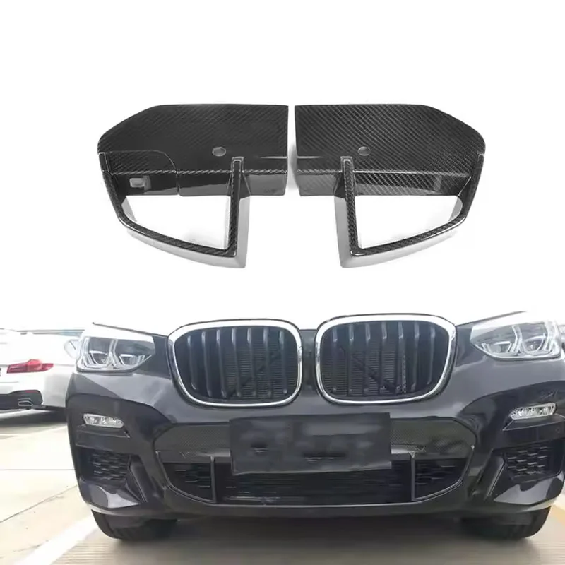 

X3 G01 Front Bumper Canard Prepreg Dry Carbon Fiber for BMW X3 M SPORT 2018-2019