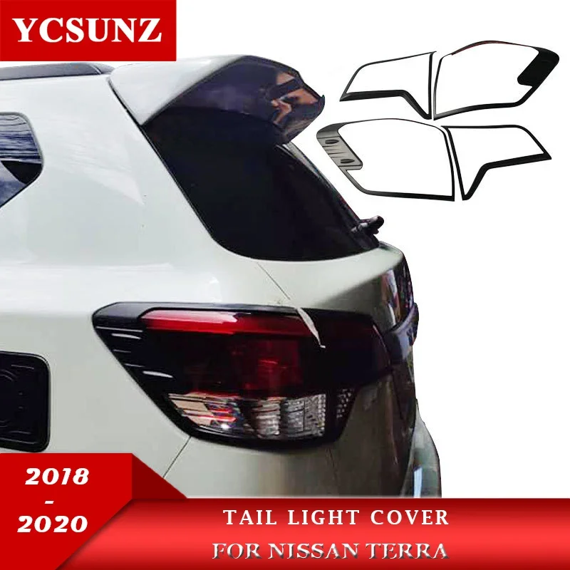 

ABS Tail light Cover For Nissan Terra 2018 2019 2020 2021 Rear Lamp Hood Car Accessories YCSUNZ