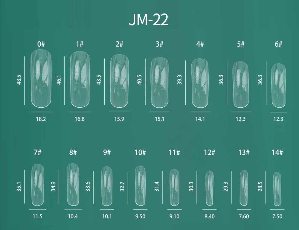 Nailpop Bunte Dual-Form-Nagelformen, 75/288/360 Stück, mehrere Formen für Gelverlängerungen, wiederverwendbar, für den professionellen und privaten Gebrauch – Detail 18