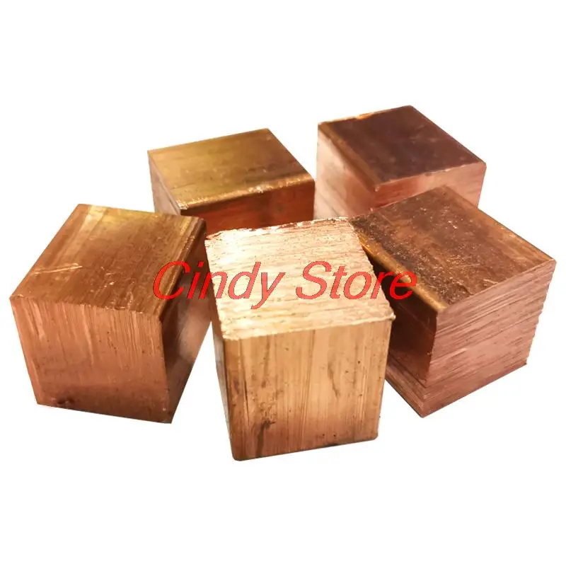 

1pcs 60*60*60mm Copper Cube block Bar Square Rod plate sheet DIY Rivet material , Building material