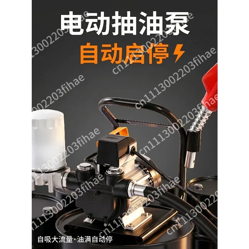 Special oil pump 220V automatic start and stop 12V24V refueling machine large flow self-priming oil pump