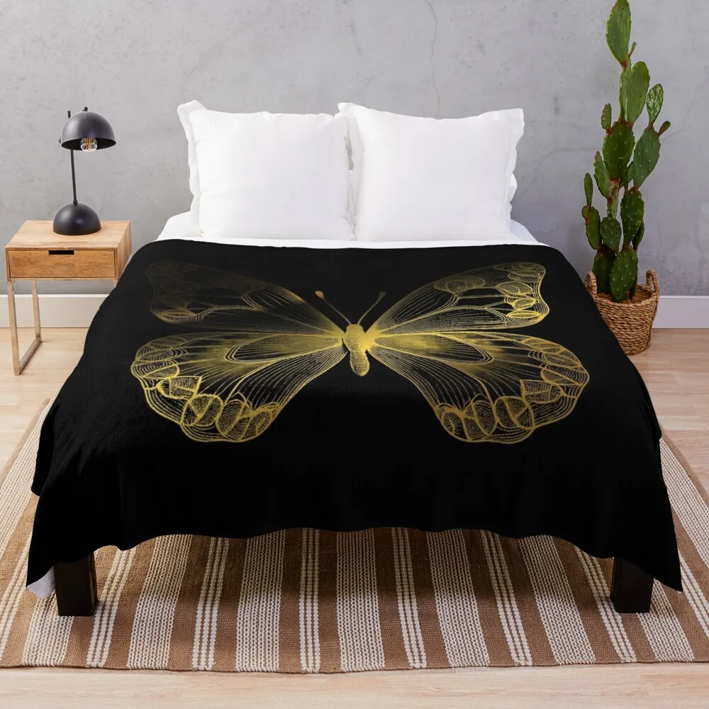 

Butterfly, nature, insects, flowers, wings, colors, lightness, metamorphosis, ecology Throw Blanket Picnic Blankets