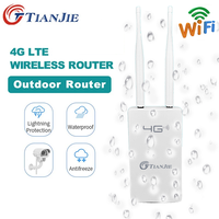 TIANJIE Outdoor 4G/LTE WiFi Router 150M Wireless WAN/LAN Port Monitor Wi-Fi AP Sim Card Slot Hotspot Waterproof CPE Modem Dongle