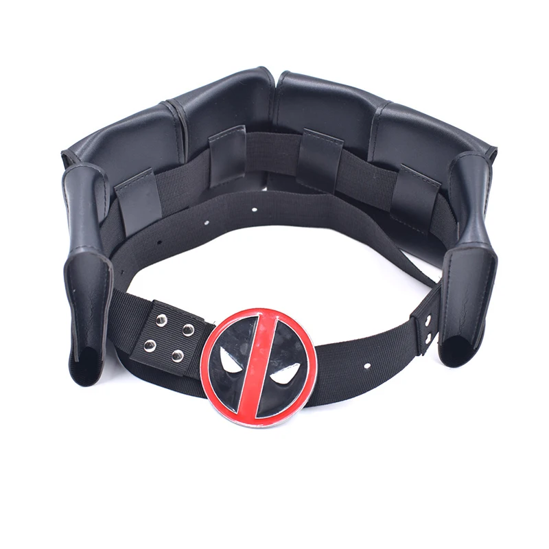 Superhero Deadpool Belt Adjustable Belts Accessories Adult Halloween Fancy Dress Dead pool Costume Bag Party Cosplay Show props