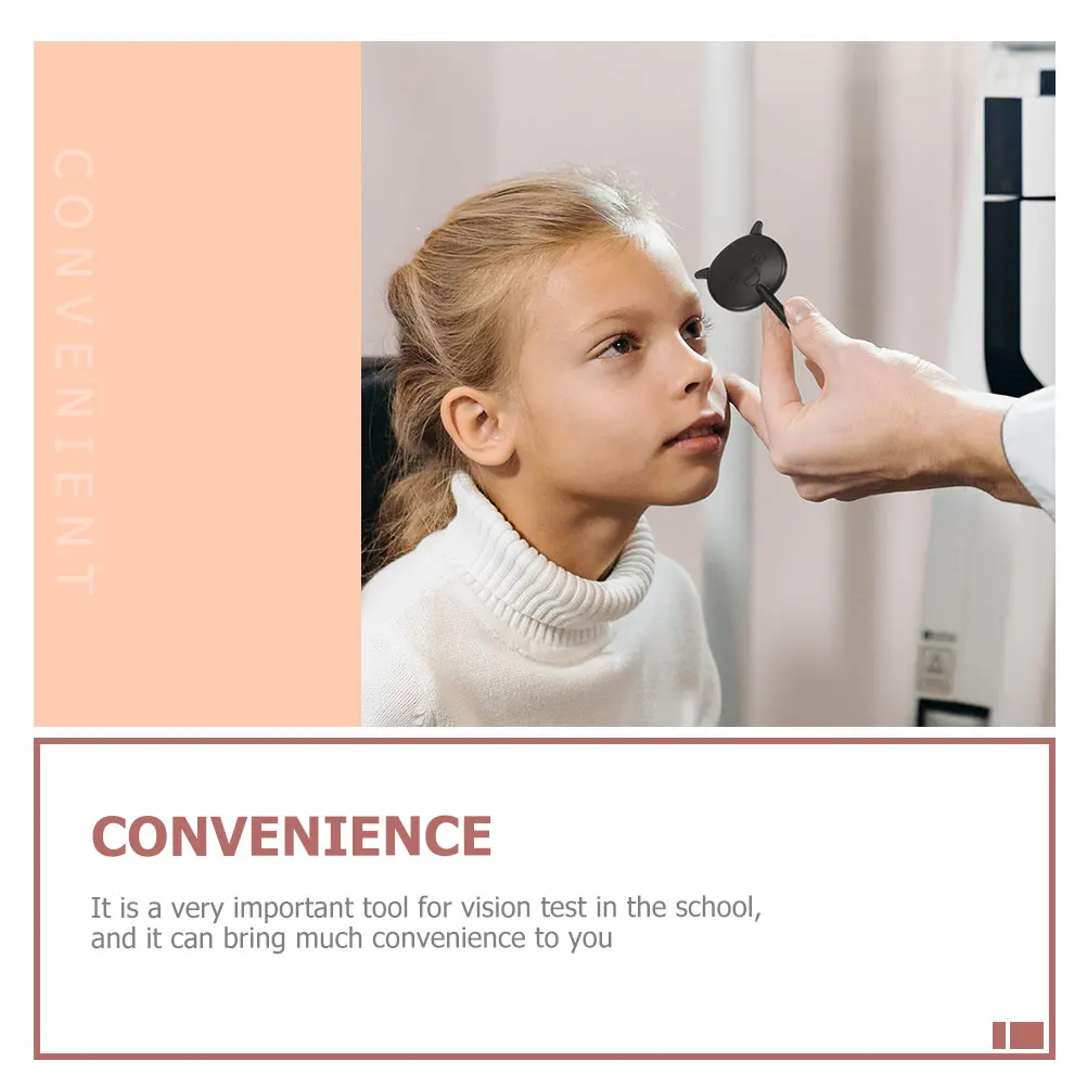 

4 комплекта портативных очков из АБС-пластика, противоскользящие портативные указатели для тестирования зрения, тестовые материалы