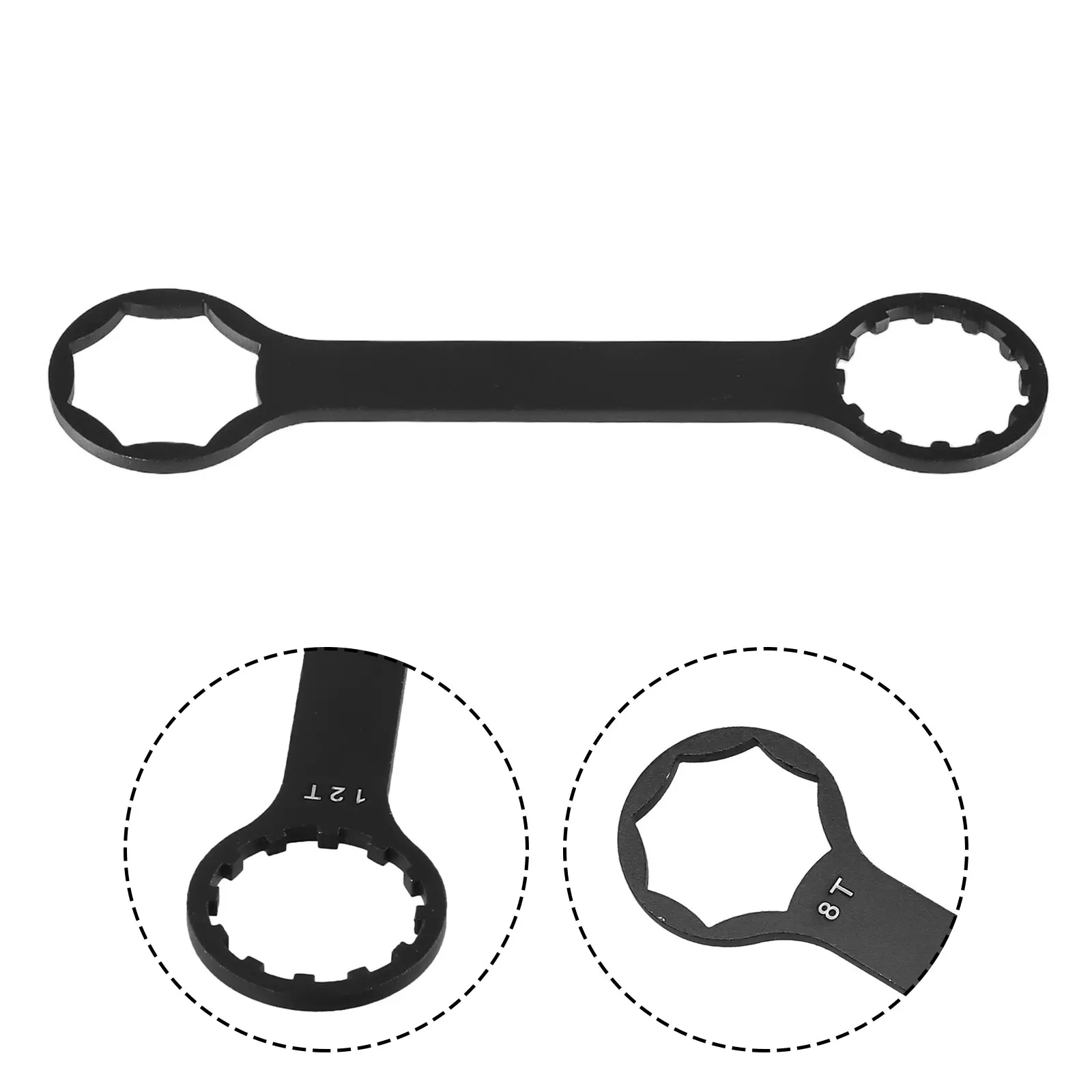 Front Fork Cap Wrench Tool for Bicycle Front Forks Suitable for XCR XCT XCM RST Models Aluminum Alloy Material