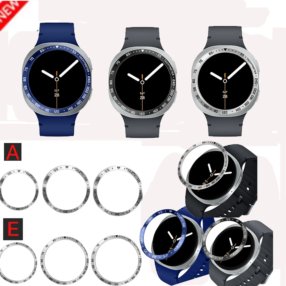 

For Samsung Galaxy Watch 8 40 44mm Metal Bezel Protection Cover Ring Bumper Watch Case For Galaxy Watch8 Accessories replacement
