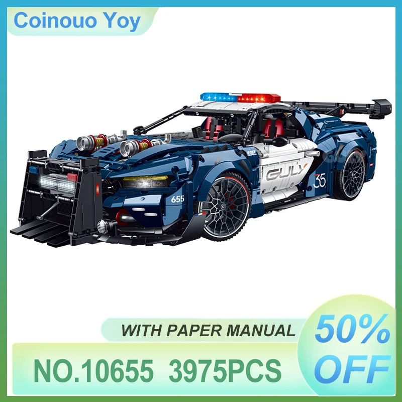 

IN STOCK 10655 1:8 MOC Technical RC Modified Speed Sports Vehicle Building Block Bricks Model Puzzle DIY Toys Boy Christmas Gift