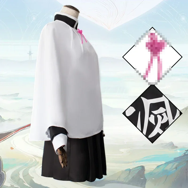 Kanao Tsuyuri Cosplay Kostuum Pruik Voor Volwassen Kinderen Volledige Sets Anime Kimetsu Cosplay Halloween Party Outfit Voor